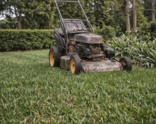 Professional lawn mowing service