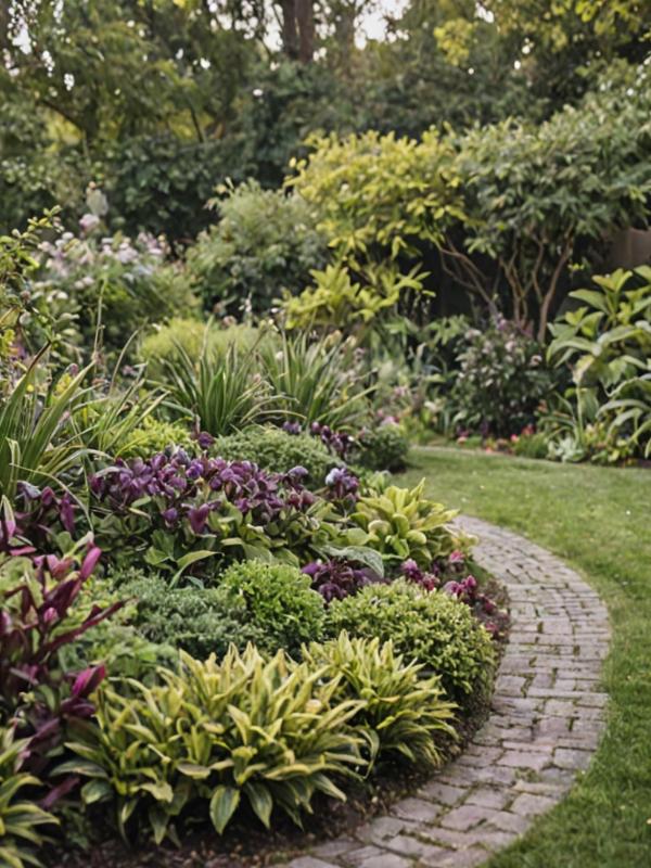 Beautiful landscaped garden